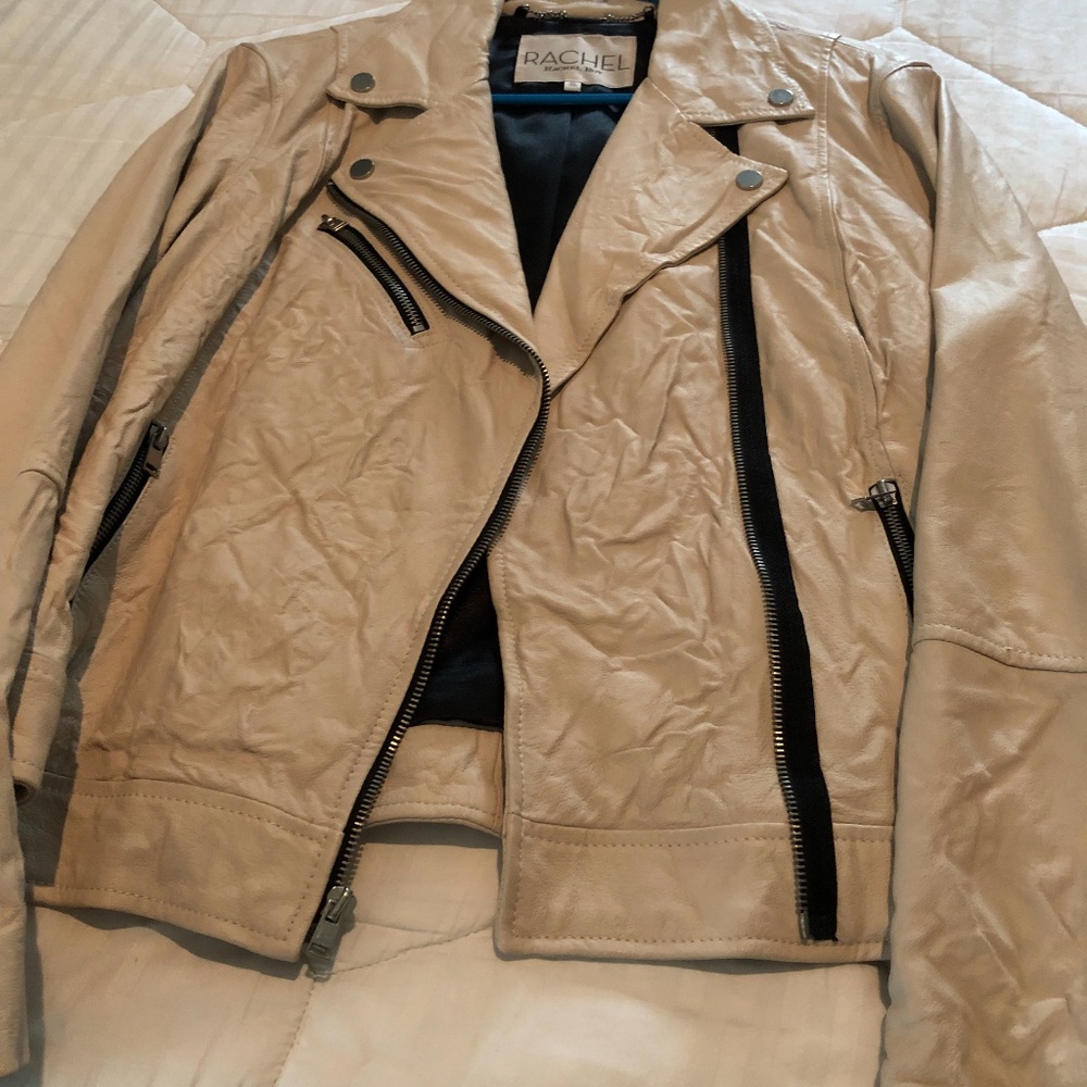 Rachel Roy faux leather jacket
